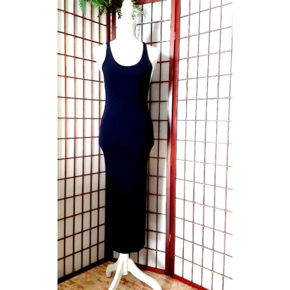 Zara | Dresses | Zara Knits Scoop Neck Halter Ribbed Stretch Dress With  Keyhole Tie Back | Poshmark